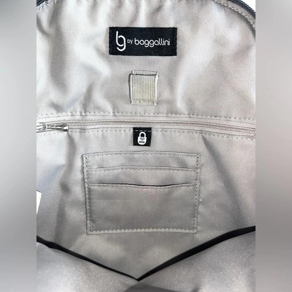Baggallini Memphis Convertible Backpack RIFD‎ Protection Gray